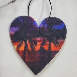 Palm Trees at Sunset Car Air Freshener